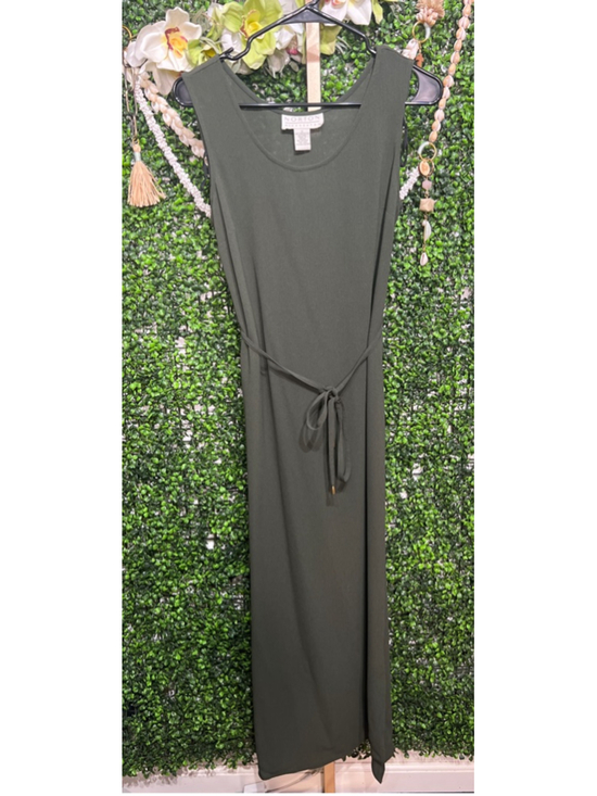 Norton McNaughton Dresses & Skirts - Vintage VTG Norton McNaughton Quiet Luxury Maxi Dress S Olive Green size Small
